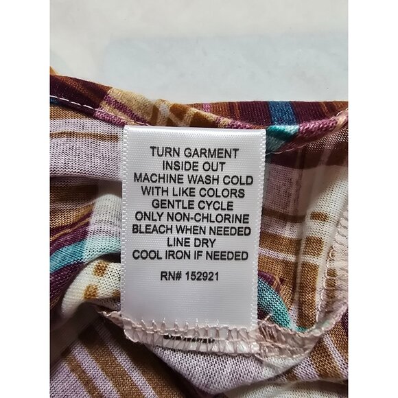 Womens Plus Size Plaid Button-Up Shirt Lace Back Size 2X Pockets - Picture 7 of 15